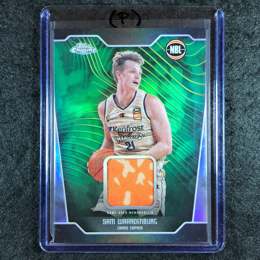 2024-25 Topps Chrome NBL SAM WAARDENBURG Jersey Relic Refractor #SW (P)