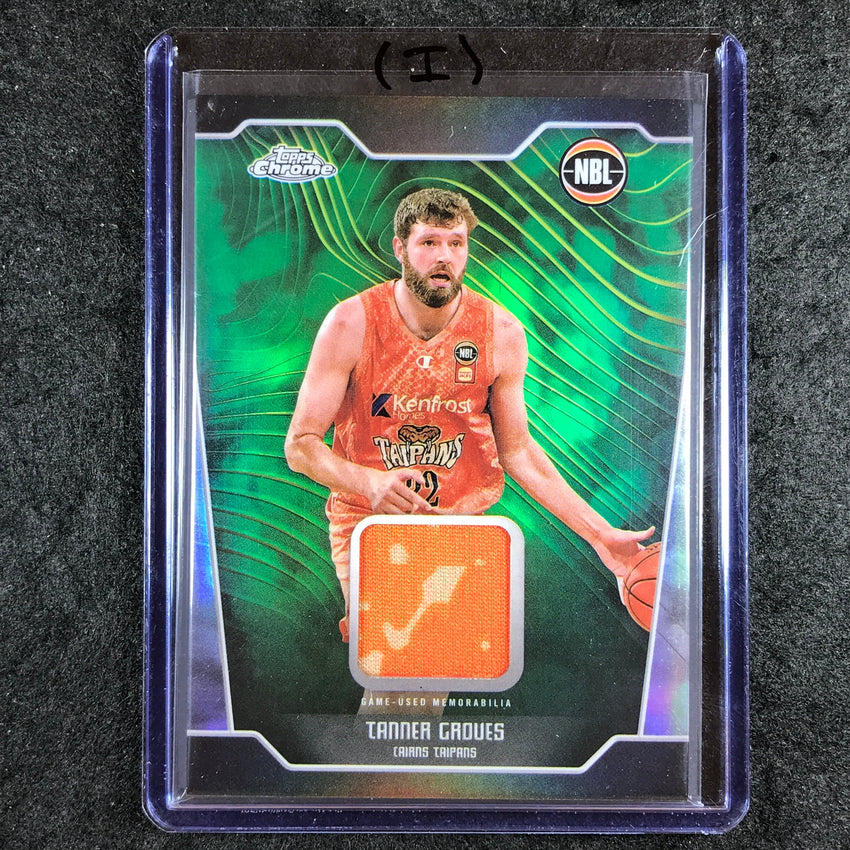 2024-25 Topps Chrome NBL TANNER GROVES Jersey Relic Refractor #TG (I)