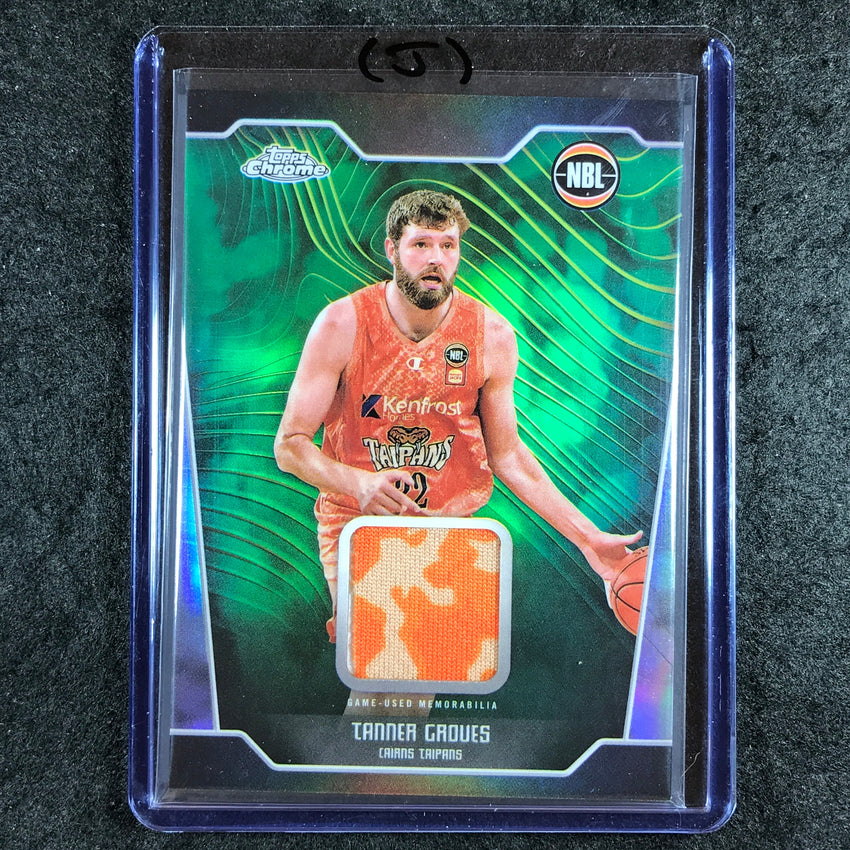 2024-25 Topps Chrome NBL TANNER GROVES Jersey Relic Refractor #TG (J)