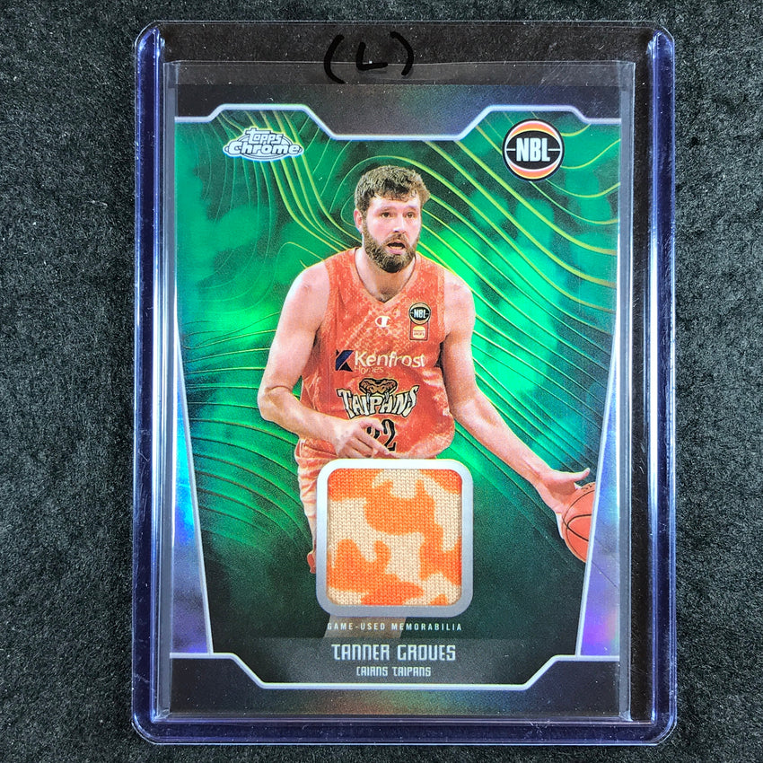 2024-25 Topps Chrome NBL TANNER GROVES Jersey Relic Refractor #TG (L)