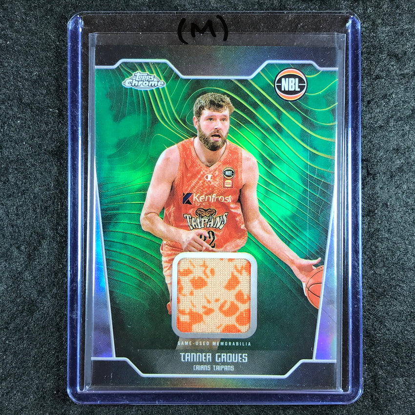 2024-25 Topps Chrome NBL TANNER GROVES Jersey Relic Refractor #TG (M)