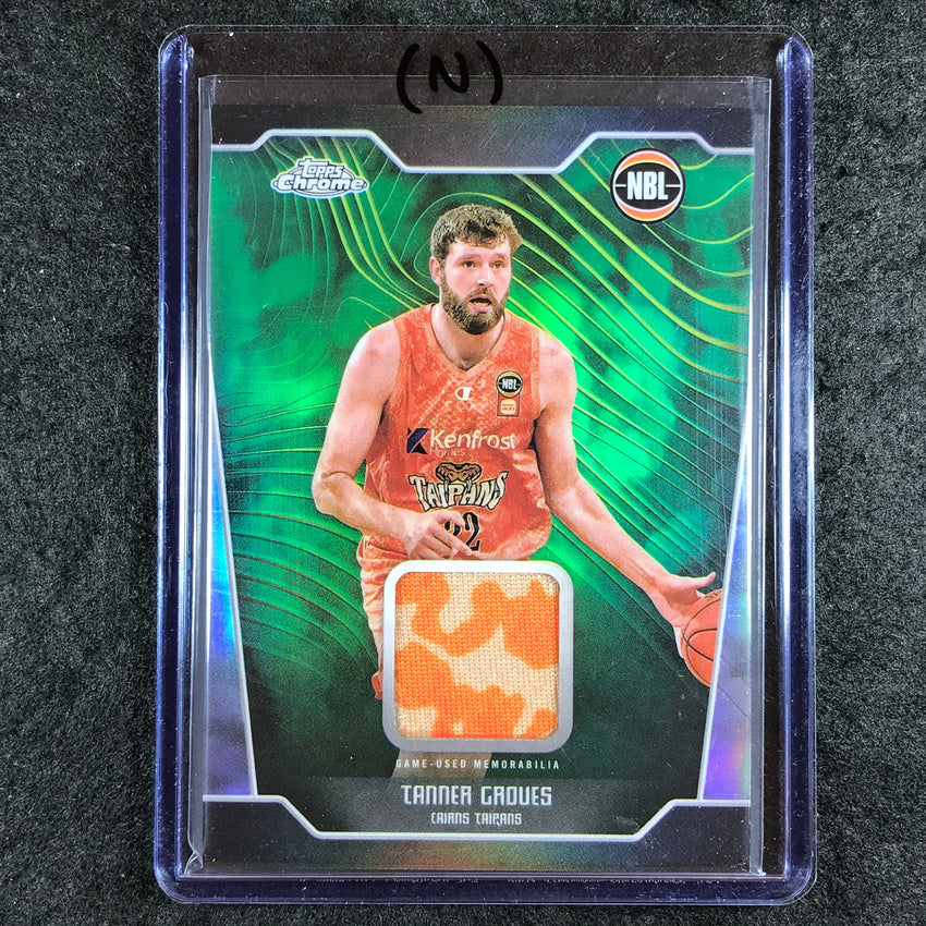 2024-25 Topps Chrome NBL TANNER GROVES Jersey Relic Refractor #TG (N)
