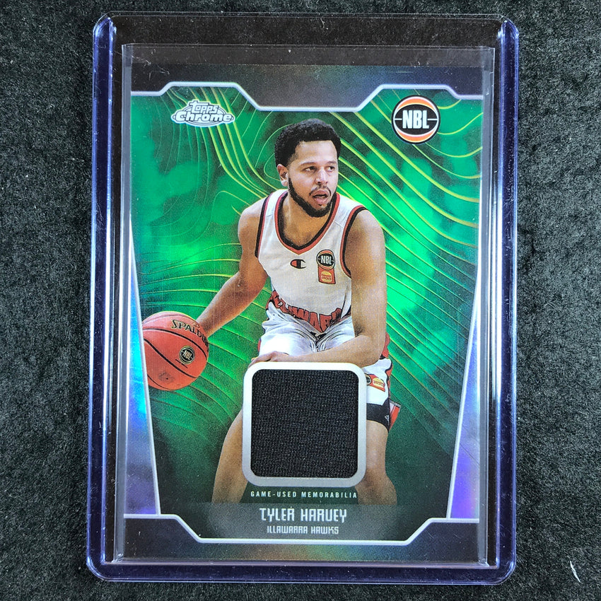 2024-25 Topps Chrome NBL TYLER HARVEY Jersey Relic Refractor #TH (A)
