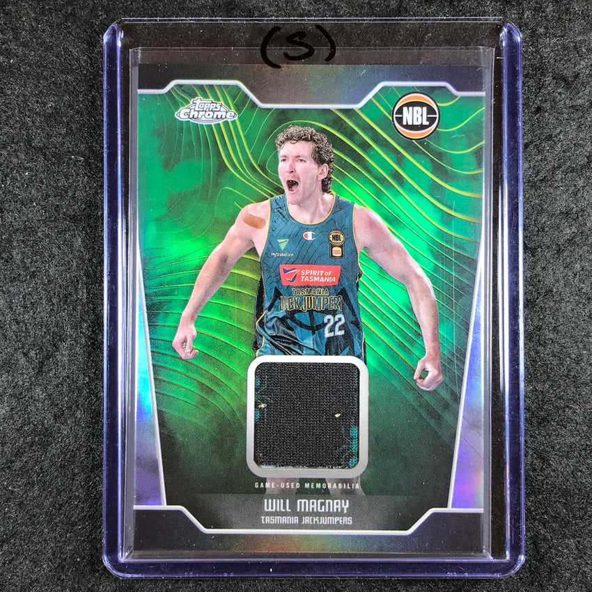 2024-25 Topps Chrome NBL WILL MAGNAY Jersey Relic Refractor #WM (S)
