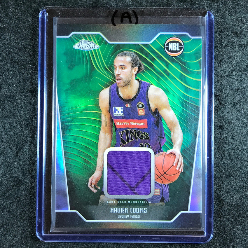 2024-25 Topps Chrome NBL XAVIER COOKS Jersey Relic Refractor #XC (A)