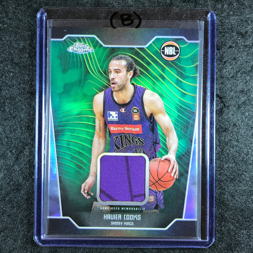 2024-25 Topps Chrome NBL XAVIER COOKS Jersey Relic Refractor #XC (B)