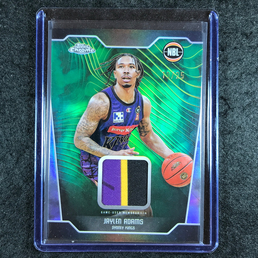 2024-25 Topps Chrome NBL JAYLEN ADAMS Patch Relic Premium 19/25