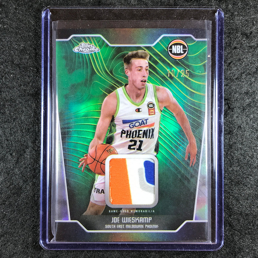 2024-25 Topps Chrome NBL JOE WIESKAMP Patch Relic Premium 10/25