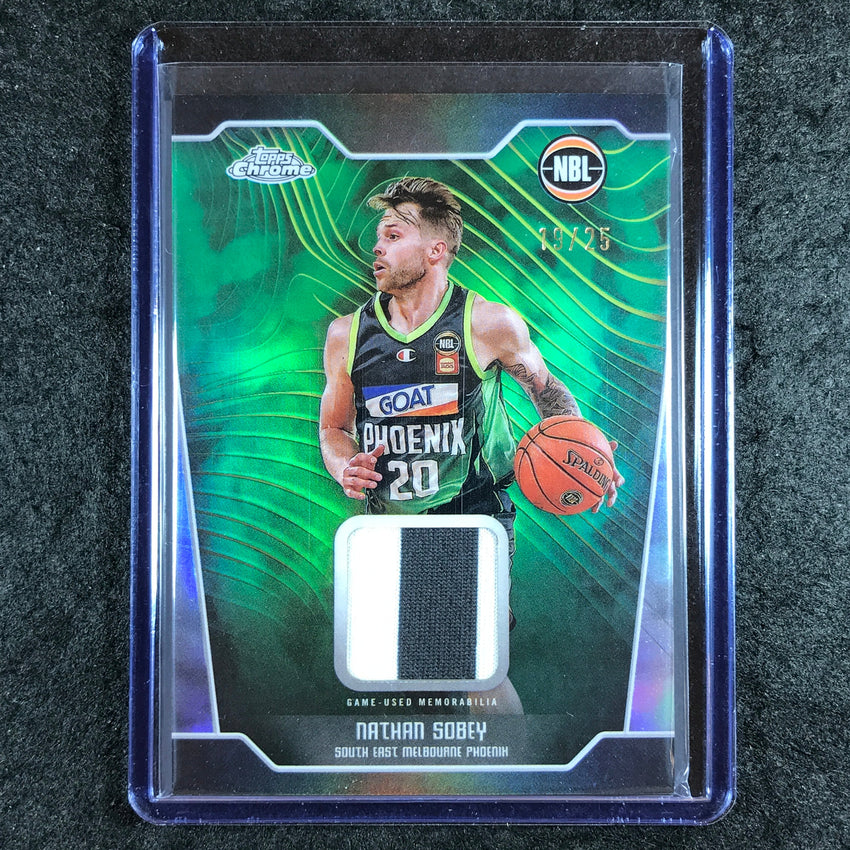 2024-25 Topps Chrome NBL NATHAN SOBEY Patch Relic Premium 19/25