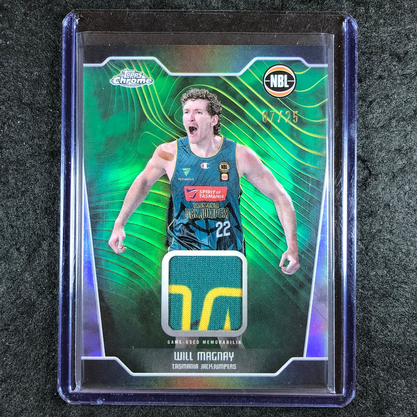 2024-25 Topps Chrome NBL WILL MAGNAY Patch Relic Premium 7/25