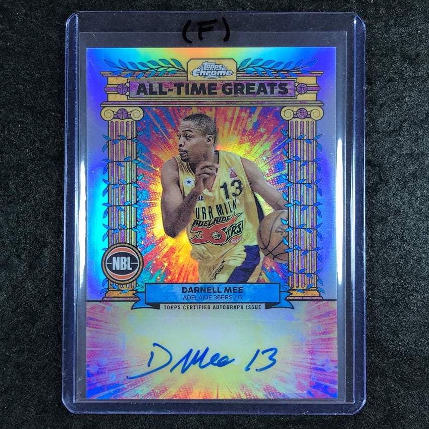 2024-25 Topps Chrome NBL DARNELL MEE All-Time Greats Autograph Refractor #DM (F)