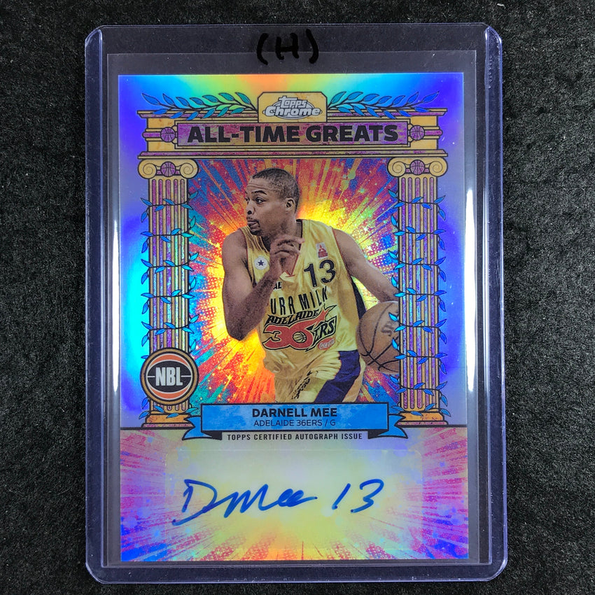 2024-25 Topps Chrome NBL DARNELL MEE All-Time Greats Autograph Refractor #DM (H)