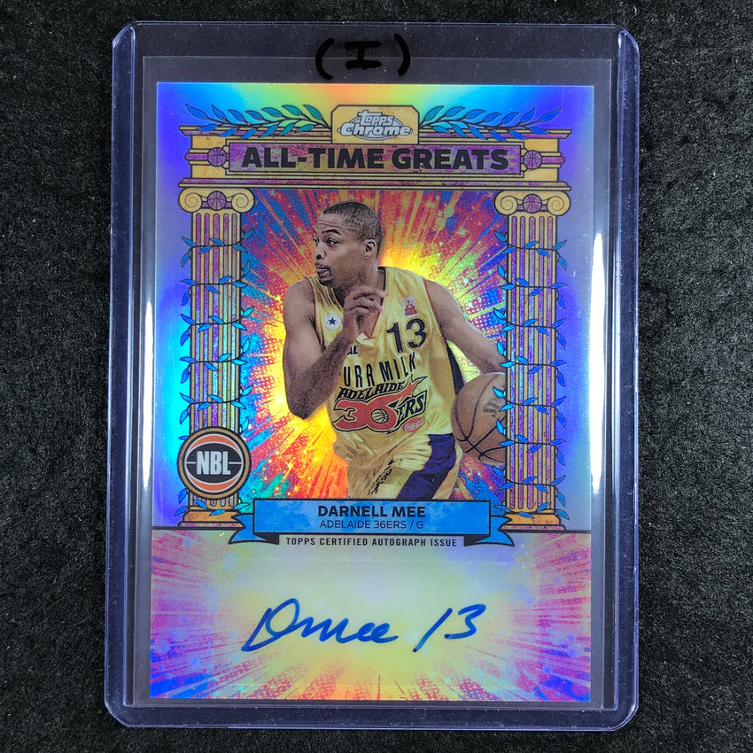 2024-25 Topps Chrome NBL DARNELL MEE All-Time Greats Autograph Refractor #DM (I)