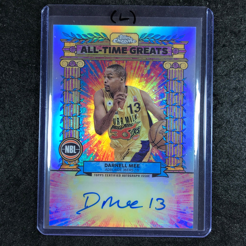 2024-25 Topps Chrome NBL DARNELL MEE All-Time Greats Autograph Refractor #DM (L)