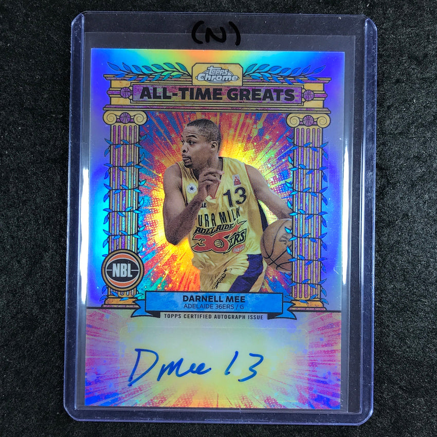 2024-25 Topps Chrome NBL DARNELL MEE All-Time Greats Autograph Refractor #DM (N)