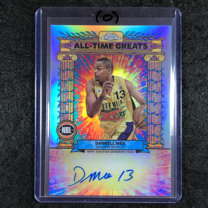 2024-25 Topps Chrome NBL DARNELL MEE All-Time Greats Autograph Refractor #DM (O)