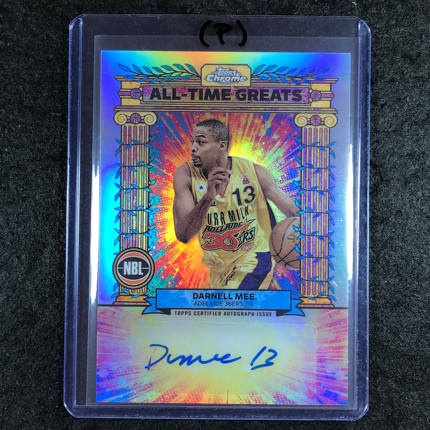 2024-25 Topps Chrome NBL DARNELL MEE All-Time Greats Autograph Refractor #DM (P)