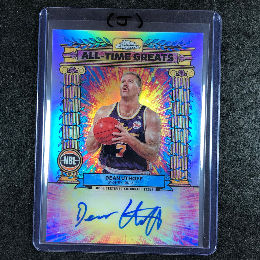 2024-25 Topps Chrome NBL DEAN UTHOFF All-Time Greats Autograph Refractor #DU (J)