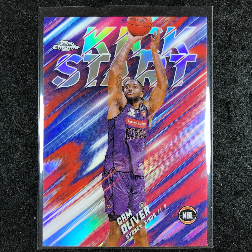 2024-25 Topps Chrome NBL CAM OLIVER Kick Start Refractor #19