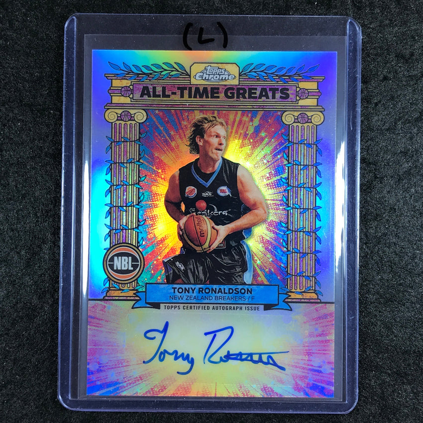2024-25 Topps Chrome NBL TONY RONALDSON All-Time Greats Auto Refractor #TR (L)