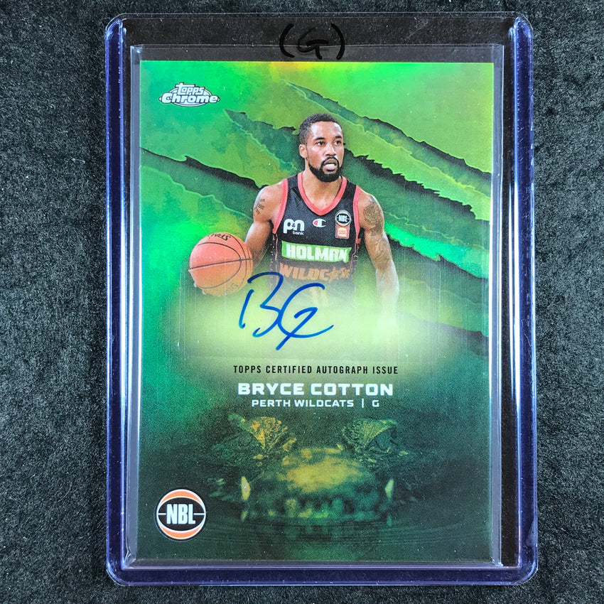 2024-25 Topps Chrome NBL BRYCE COTTON NBL Auto Refractor #BC (G)