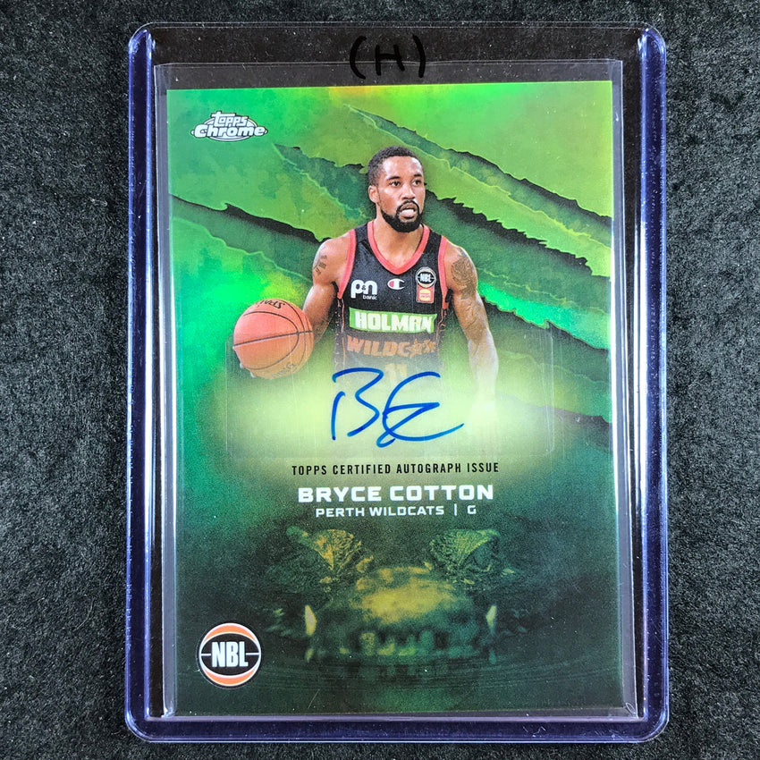 2024-25 Topps Chrome NBL BRYCE COTTON NBL Auto Refractor #BC (H)