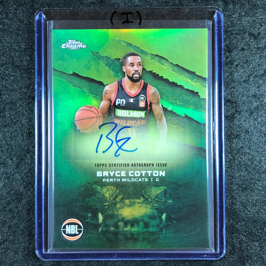 2024-25 Topps Chrome NBL BRYCE COTTON NBL Auto Refractor #BC (I)