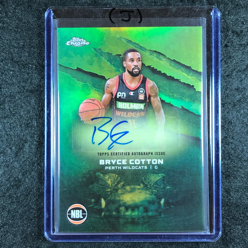 2024-25 Topps Chrome NBL BRYCE COTTON NBL Auto Refractor #BC (J)