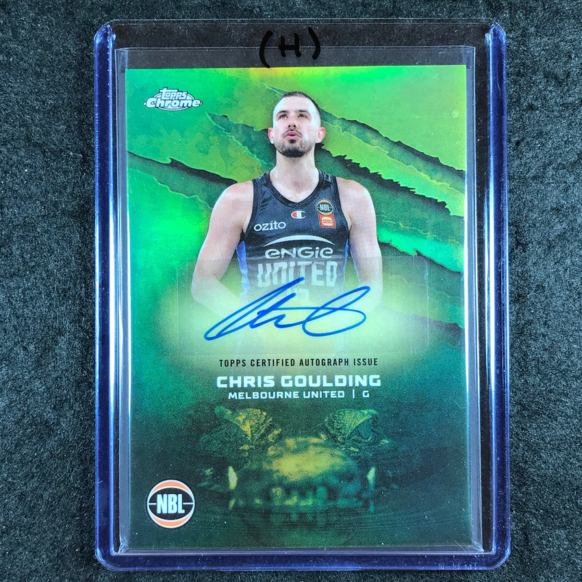 2024-25 Topps Chrome NBL CHRIS GOULDING NBL Auto Refractor #CG (H)