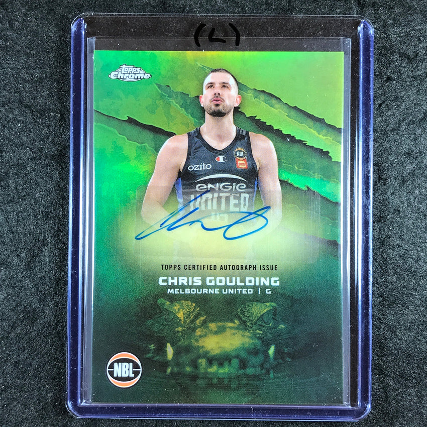 2024-25 Topps Chrome NBL CHRIS GOULDING NBL Auto Refractor #CG (L)