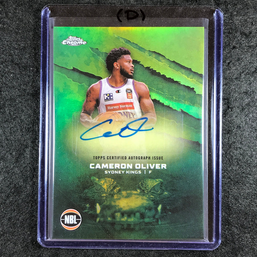 2024-25 Topps Chrome NBL CAMERON OLIVER NBL Auto Refractor #CO (D)