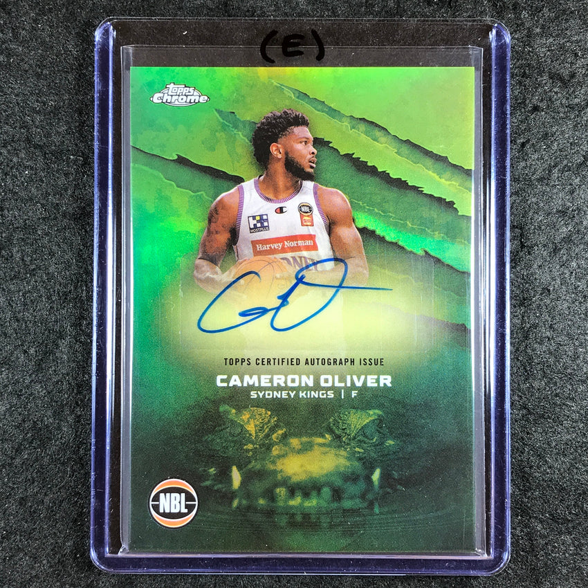 2024-25 Topps Chrome NBL CAMERON OLIVER NBL Auto Refractor #CO (E)