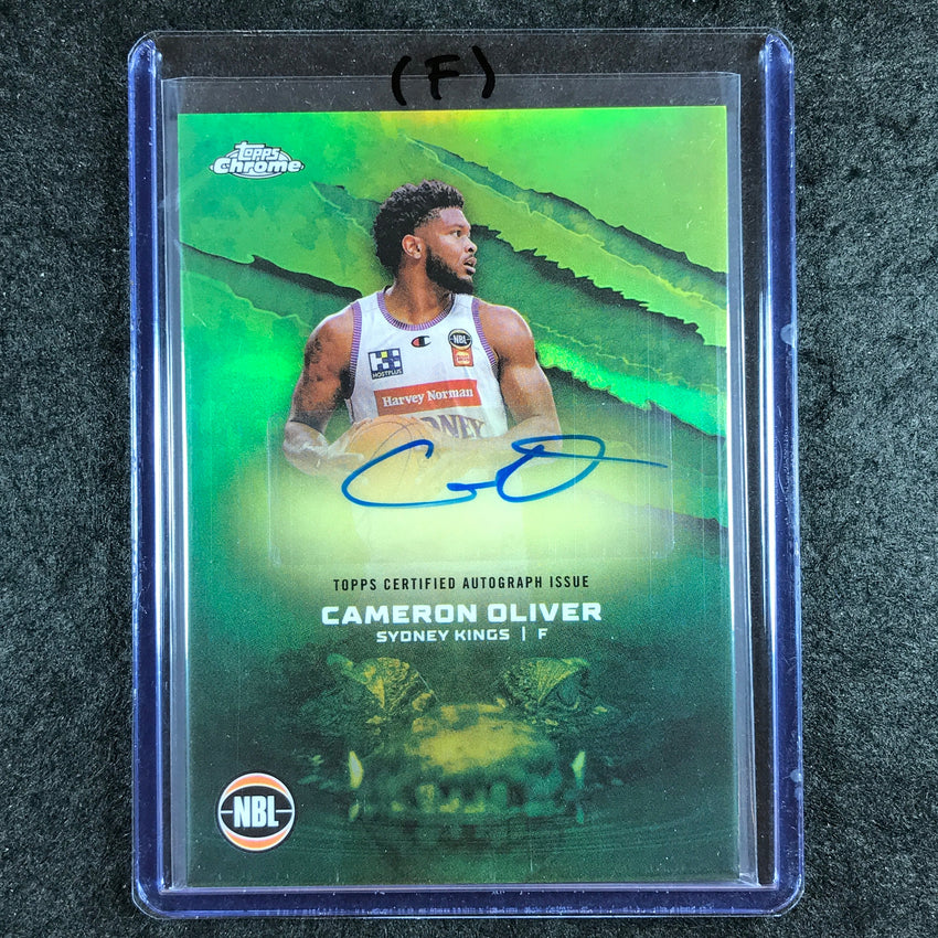 2024-25 Topps Chrome NBL CAMERON OLIVER NBL Auto Refractor #CO (F)
