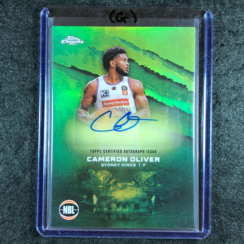2024-25 Topps Chrome NBL CAMERON OLIVER NBL Auto Refractor #CO (G)