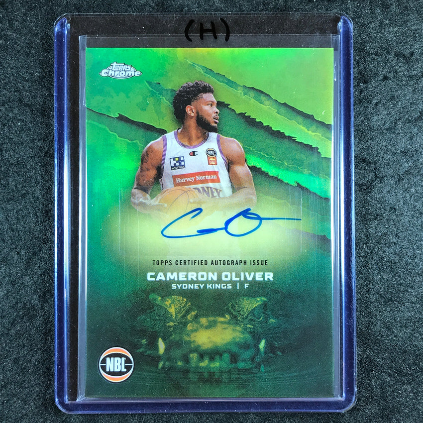 2024-25 Topps Chrome NBL CAMERON OLIVER NBL Auto Refractor #CO (H)