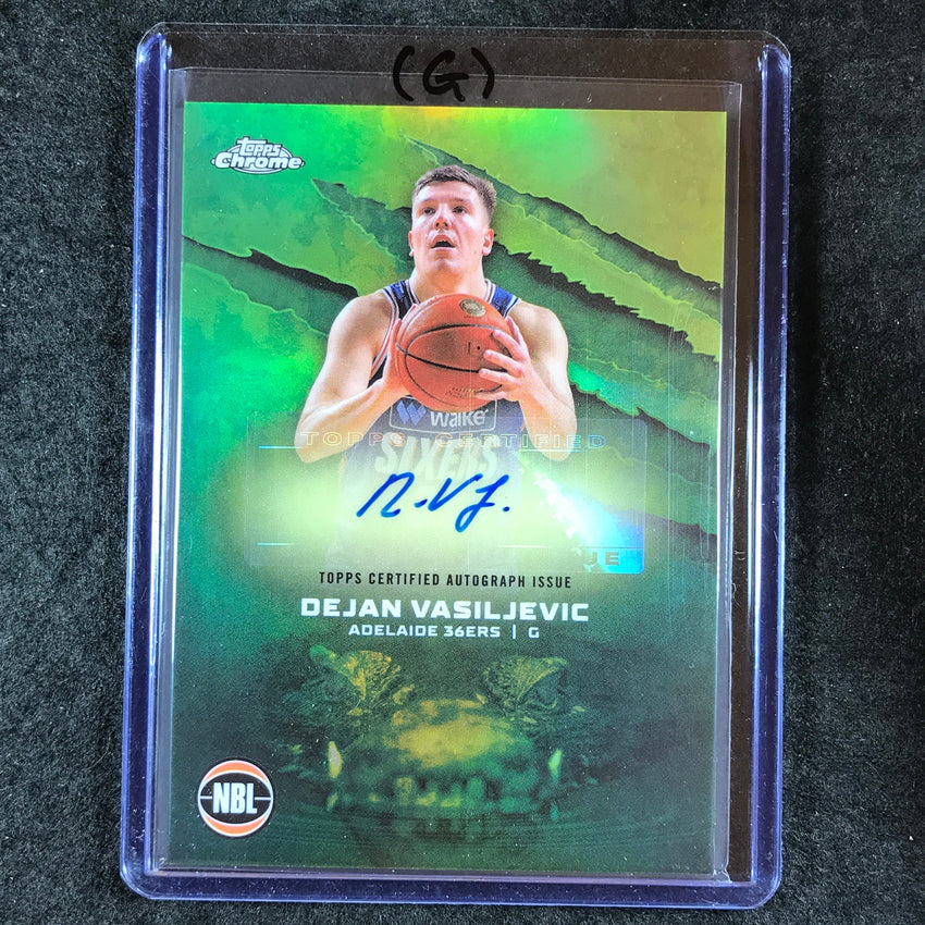 2024-25 Topps Chrome NBL DEJAN VASILJEVIC NBL Auto Refractor #DV (G)