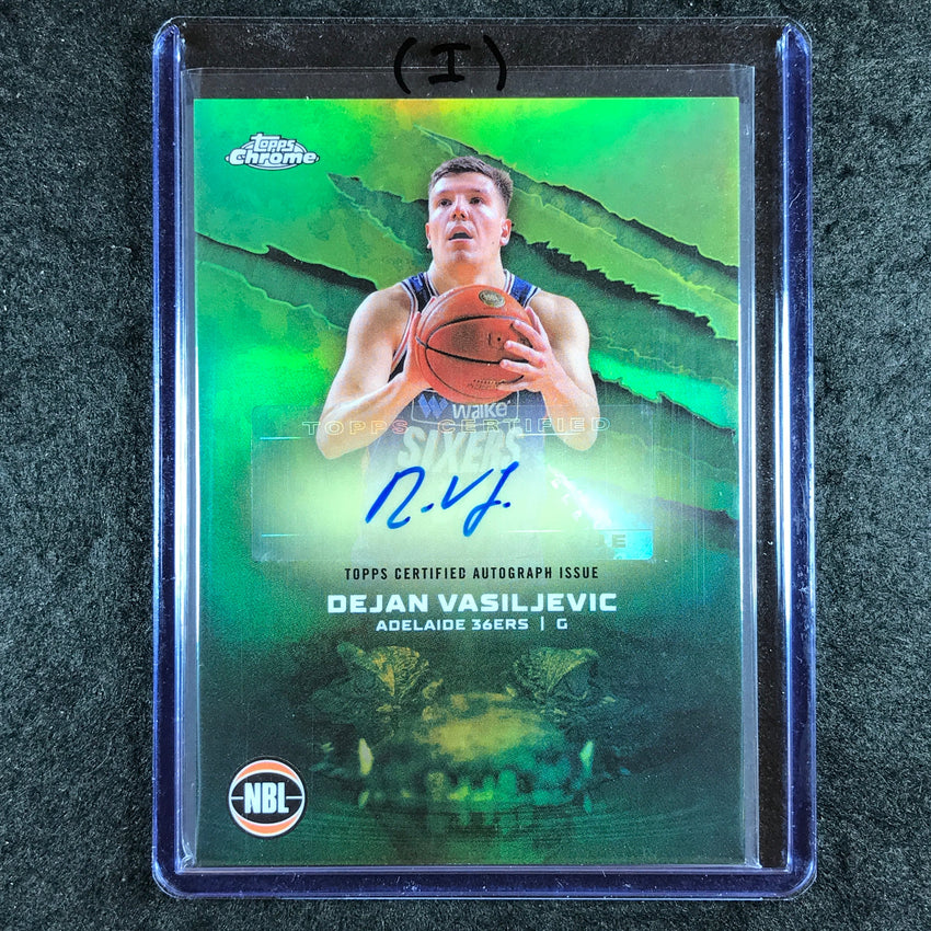 2024-25 Topps Chrome NBL DEJAN VASILJEVIC NBL Auto Refractor #DV (I)