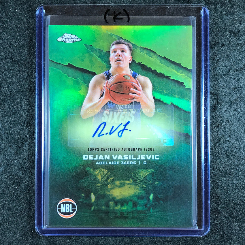 2024-25 Topps Chrome NBL DEJAN VASILJEVIC NBL Auto Refractor #DV (K)