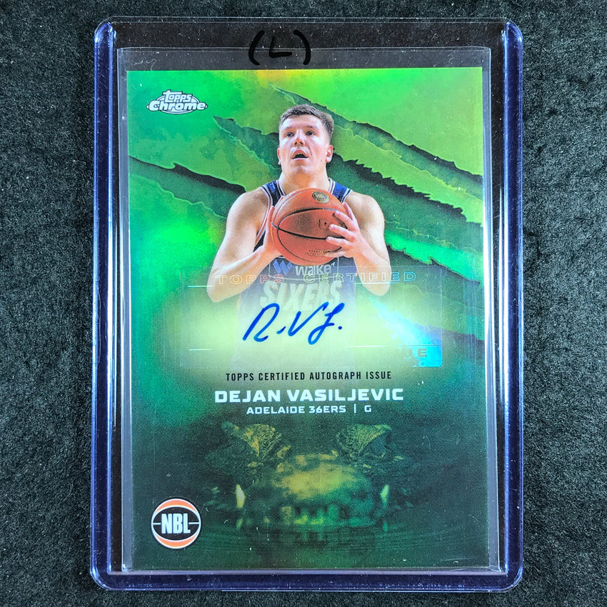 2024-25 Topps Chrome NBL DEJAN VASILJEVIC NBL Auto Refractor #DV (L)