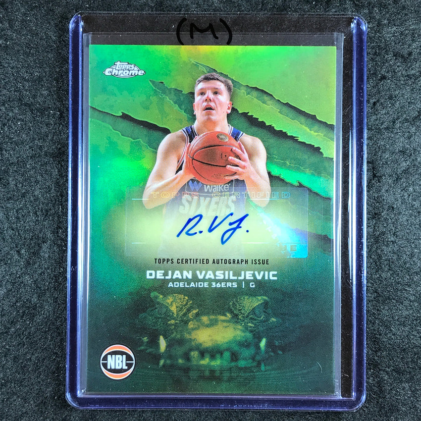 2024-25 Topps Chrome NBL DEJAN VASILJEVIC NBL Auto Refractor #DV (M)
