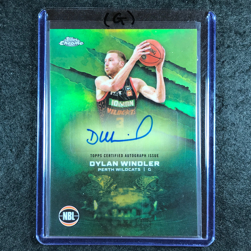 2024-25 Topps Chrome NBL DYLAN WINDLER NBL Auto Refractor #DW (G)