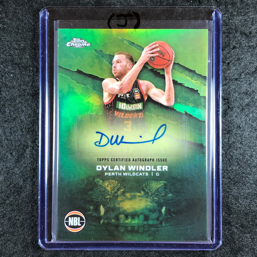 2024-25 Topps Chrome NBL DYLAN WINDLER NBL Auto Refractor #DW (J)
