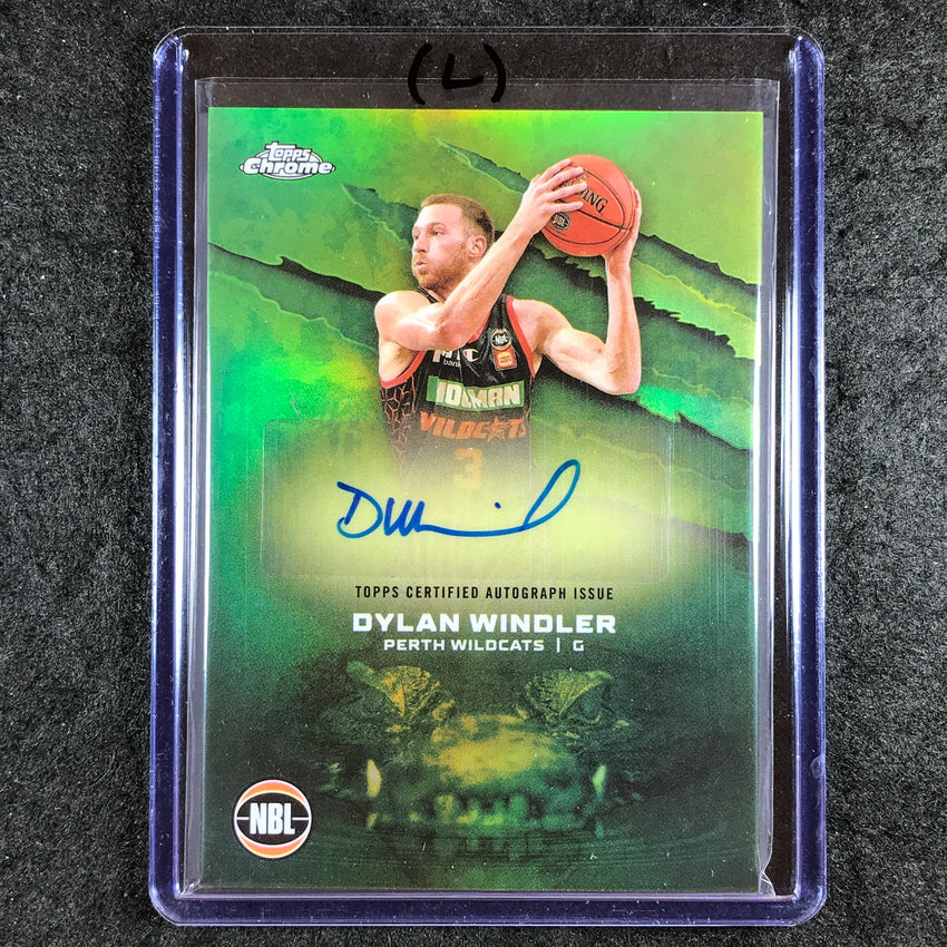 2024-25 Topps Chrome NBL DYLAN WINDLER NBL Auto Refractor #DW (L)