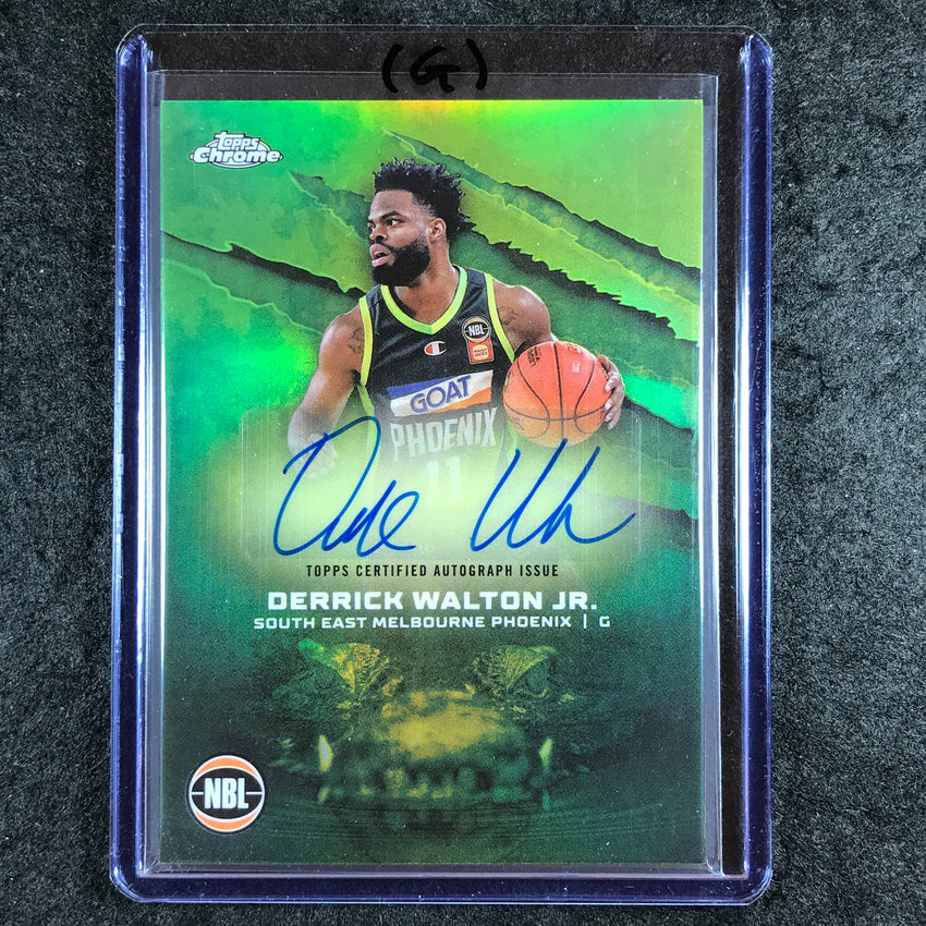 2024-25 Topps Chrome NBL DERRICK WALTON JR. NBL Auto Refractor #DWJ (G)