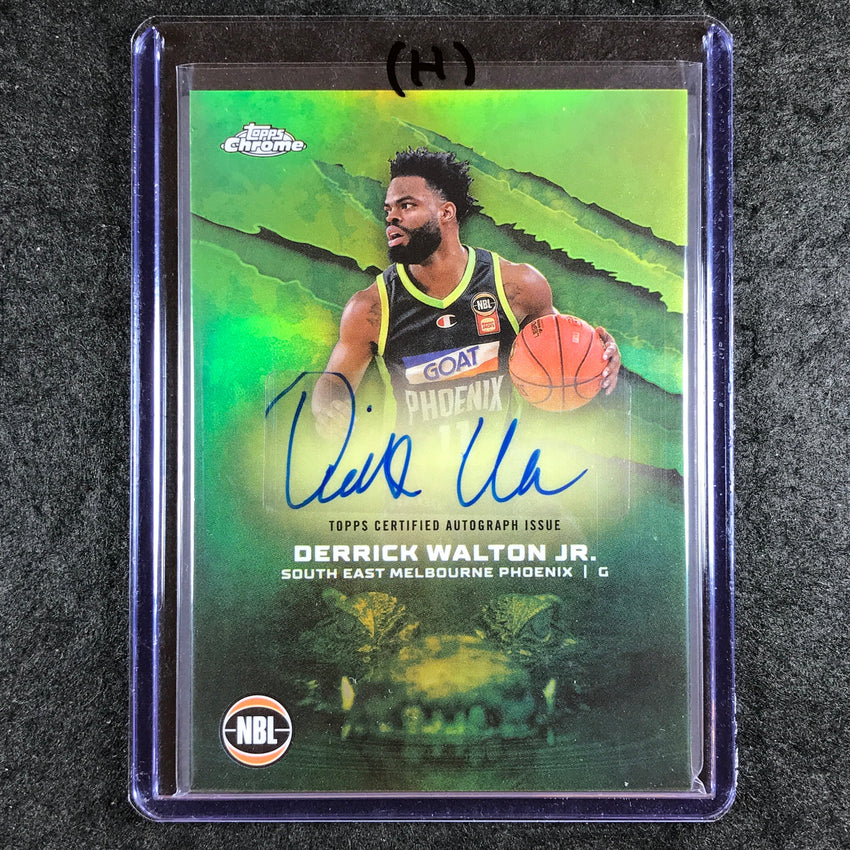 2024-25 Topps Chrome NBL DERRICK WALTON JR. NBL Auto Refractor #DWJ (H)