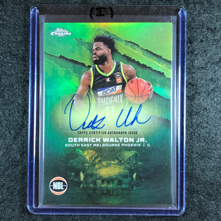 2024-25 Topps Chrome NBL DERRICK WALTON JR. NBL Auto Refractor #DWJ (I)