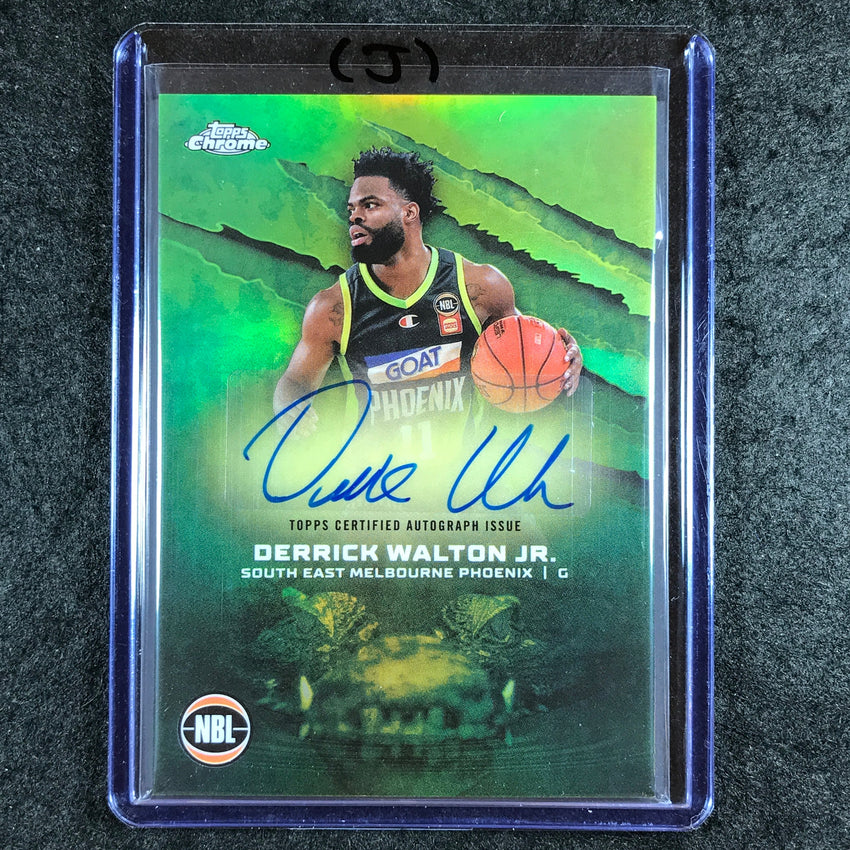 2024-25 Topps Chrome NBL DERRICK WALTON JR. NBL Auto Refractor #DWJ (J)