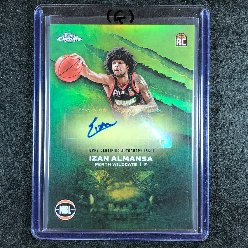 2024-25 Topps Chrome NBL IZAN ALMANSA NBL Rookie Auto Refractor #IZ (G)