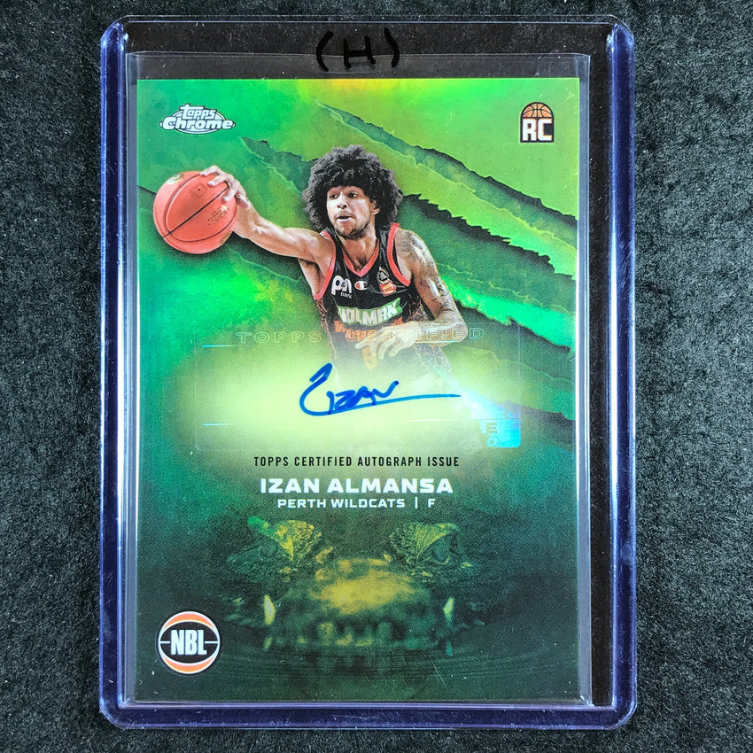 2024-25 Topps Chrome NBL IZAN ALMANSA NBL Rookie Auto Refractor #IZ (H)