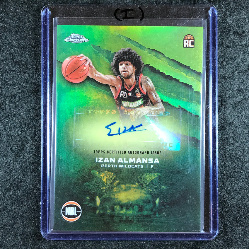 2024-25 Topps Chrome NBL IZAN ALMANSA NBL Rookie Auto Refractor #IZ (I)